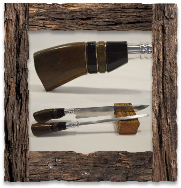 Cuchillo y Chaira con Guampa