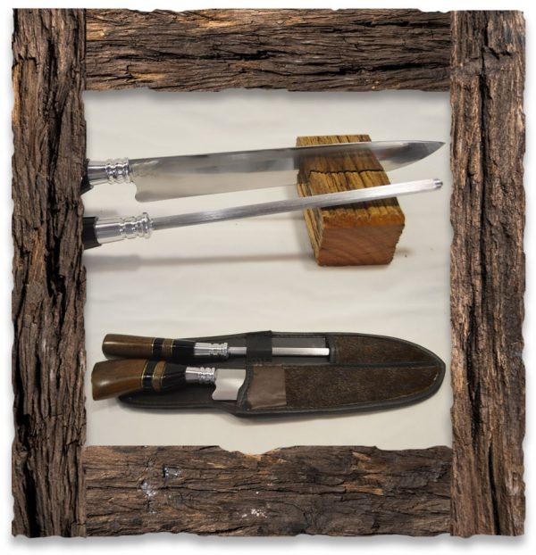 Cuchillo y Chaira con Guampa
