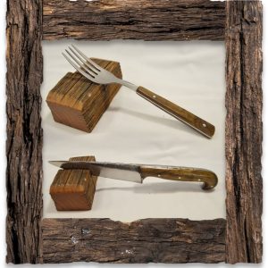 Juego de Cubiertos de Madera 6 Pulgadas